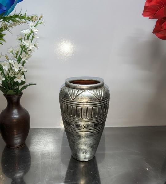 Antique Silver Flower Vase